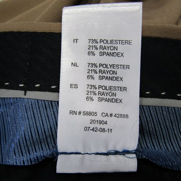 NWT GS Perfect Fit Brown Dress Pants Size 52 - Picture 4 of 6